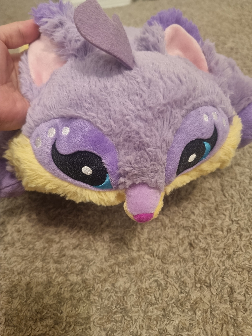 RARE Animal Jam Classic Purple Kit Fox Pillow Pet 16" Stuffed Animal Plush .